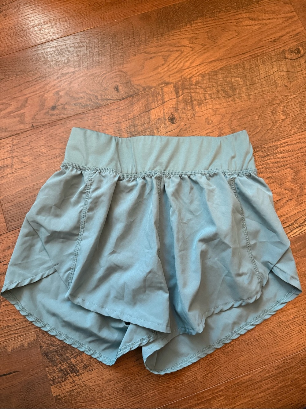 Asics Light Blue Women's Athletic Running Shorts
